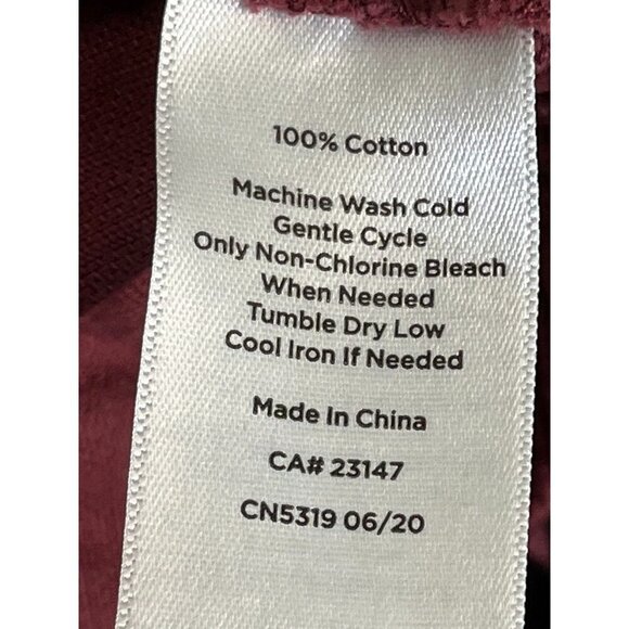 Talbots Corduroy Skirt 14P Mini Burgundy Academia Preppy Classic Chic Retro 80s - Picture 9 of 9